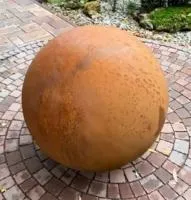 Кортеновский шар — дизайн (518925) ∅ 800 мм. Дмитров 