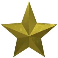 Звезда накладка на памятник литая латунь в Дмитрове (518483)