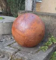 Сфера 3D парк КОРТЕН сталь (518912) ∅ 500 мм. Дмитров 