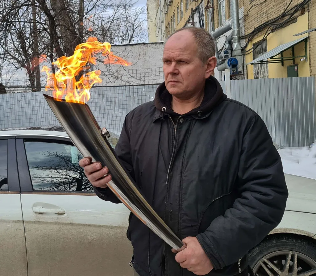 Факелы газовые для эстафеты Олимпийского огня в Дмитрове